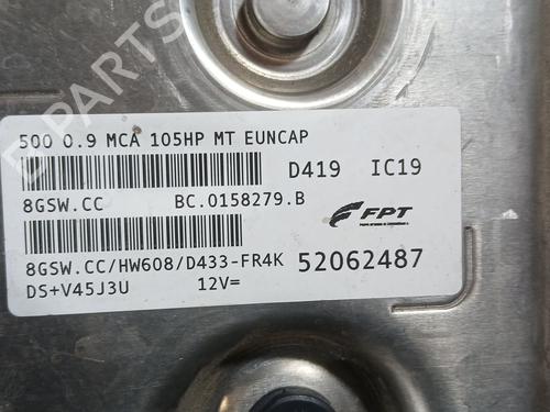 Engine control unit (ECU) FIAT 500 (312_) 0.9 (312AXM1B) | BP39246090M57 - Image 2
