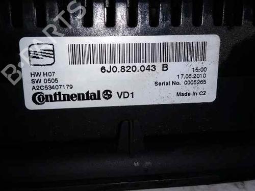 Climate control SEAT IBIZA IV (6J5, 6P1)  | BP604302I5 