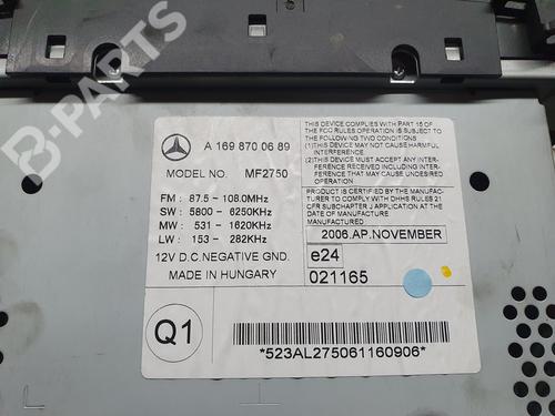Radio MERCEDES-BENZ B-CLASS Sports Tourer (W245)  | BP11350166E6 