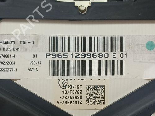 Instrument cluster PEUGEOT 307 SW (3H) 2.0 HDI 90 | BP24323579C47 