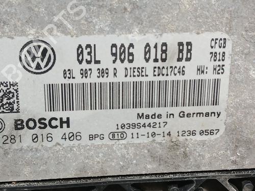 Engine control unit (ECU) VW GOLF VI (5K1) 2.0 TDI | BP40020407M57 - Image 2
