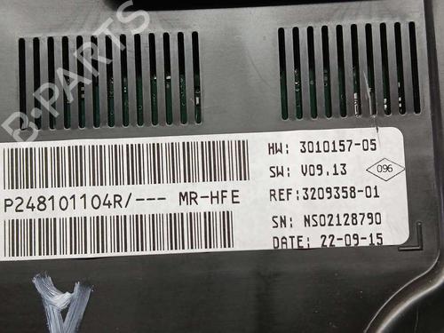 Instrument cluster RENAULT KADJAR (HA_, HL_)  | BP19157667C47 