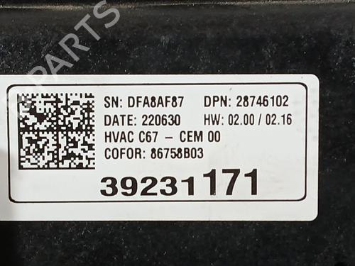 Climate control OPEL CORSA F (P2JO) 1.2 (68) | BP31664597I5 - Image 3