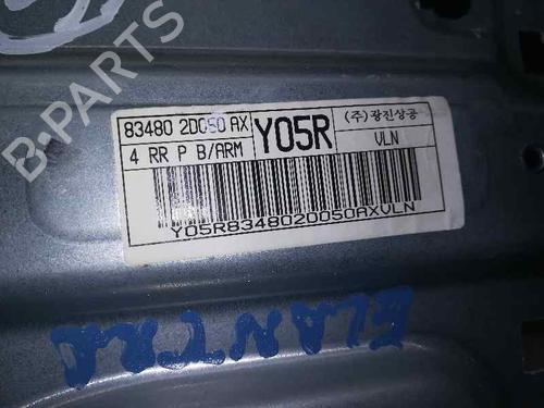 Rear right window mechanism HYUNDAI ELANTRA III Saloon (XD) 1.6 | BP2231093C25 