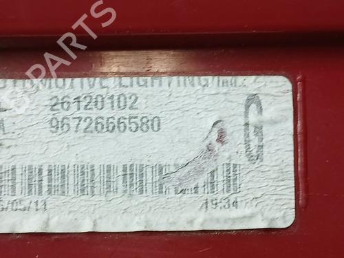 Left taillight PEUGEOT 5008 (0U_, 0E_) 2.0 HDi 150 / BlueHDi 150 | BP24618101C34
