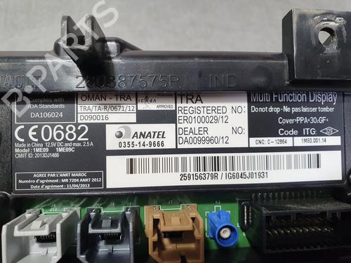 Electronic module RENAULT CAPTUR I (J5_, H5_)  | BP10634302M83 