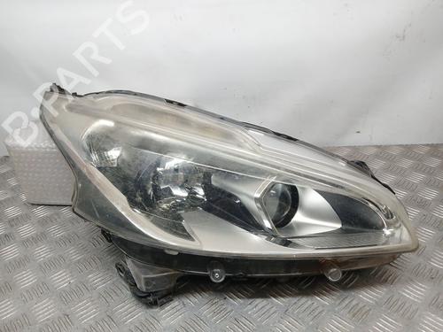 Used Right headlight PEUGEOT 208 I (CA_, CC_) 1.6 BlueHDi 100 (100 hp) 25292615