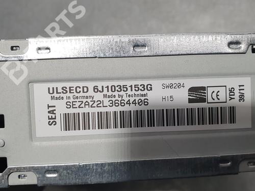 Radio SEAT IBIZA IV ST (6J8, 6P8)  | BP8890544E6 