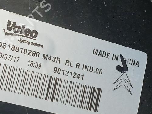 Højre baglygte CITROËN C-ELYSEE (DD_) 1.6 BlueHDi 100 | BP26433817C35