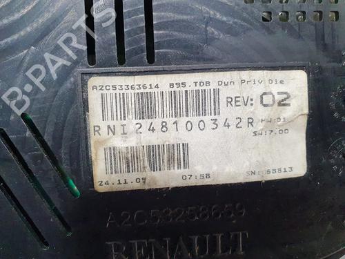 Instrument cluster RENAULT MEGANE III Hatchback (BZ0/1_, B3_)  | BP8926627C47 