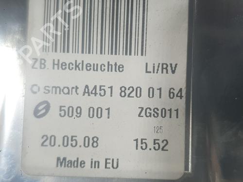 Left taillight SMART FORTWO Coupe (451) 1.0 (451.331, 451.380) | BP40227578C34 - Image 4