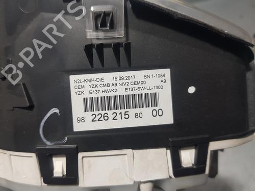 Instrument cluster PEUGEOT 208 I (CA_, CC_)  | BP7662070C47 