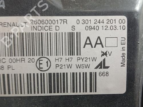 Left headlight RENAULT MEGANE III Hatchback (BZ0/1_, B3_) 1.5 dCi | BP38203323C28 - Image 2