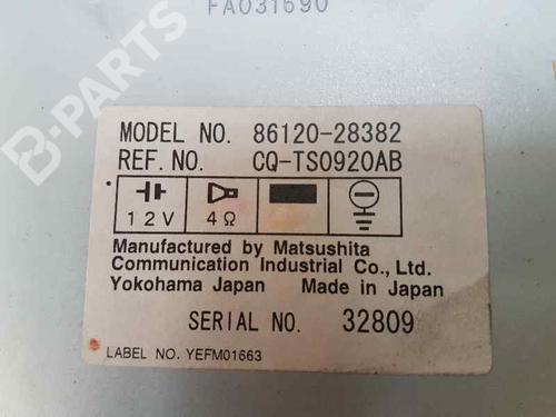 Autoradio TOYOTA PREVIA II (_R3_) 2.0 D-4D (CLR30_, CLR30R) | BP3435096E6 