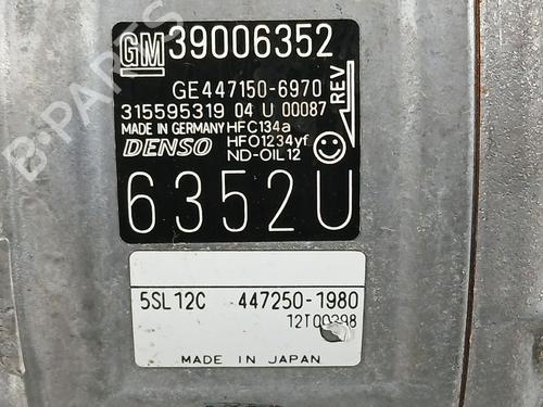 AC compressor OPEL CORSA E (X15) 1.4 Turbo (08, 68) | BP39658370M34 - Image 3