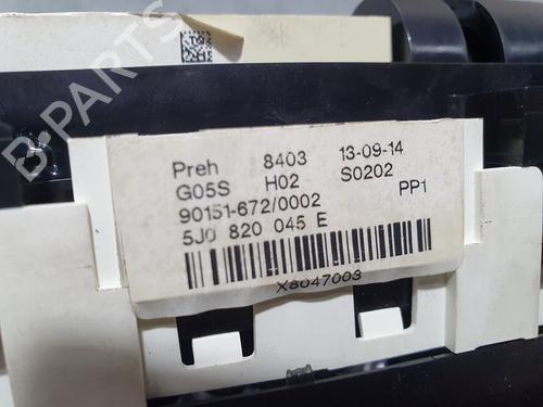 Climate control SKODA FABIA II (542)  | BP12506133I5 