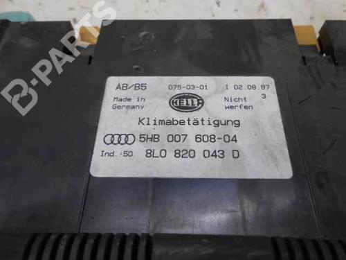 Climate control AUDI A3 (8L1) 1.9 TDI | BP602508I5 
