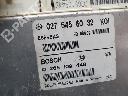 Electronic module MERCEDES-BENZ A-CLASS (W168) A 160 (168.033, 168.133) | BP11834478M83 
