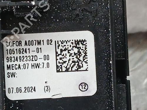 Left front window switch CITROËN C4 III (BA_, BB_, BC_) 1.2 PureTech 130 (BAHNSA, BAHNSB) | BP30110472I27