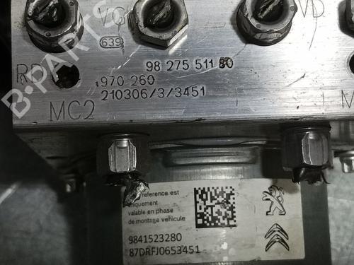 ABS pump PEUGEOT 3008 II SUV (MC_, MR_, MJ_, M4_)  | BP9144737M43 