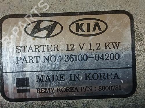 Starter KIA STONIC (YB) 1.0 T-GDi | BP36111602M8 - Image 5
