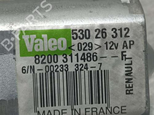 Rear wiper motor RENAULT CLIO III (BR0/1, CR0/1)  | BP8672185M102 