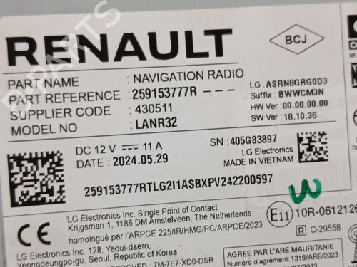 Radio RENAULT CAPTUR II (HF_) 1.0 TCe 90 ECO-G (HFM6) | BP34277830E6  - Image 5