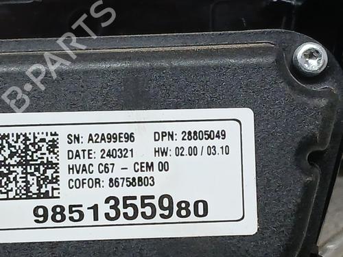 AC-Styringsenhed/Manøvreenhed OPEL CORSA F (P2JO) 1.2 (68) | BP25142704I5 