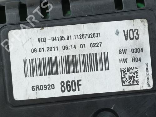 Instrument cluster VW POLO V (6R1, 6C1)  | BP11915665C47 