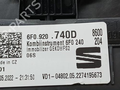 Instrument cluster SEAT IBIZA V (KJ1, KJG) 1.0 TSI | BP29725030C47 