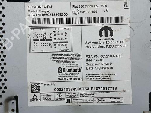 Electronic module FIAT TIPO Hatchback (356_, 357_)  | BP20238516M83 