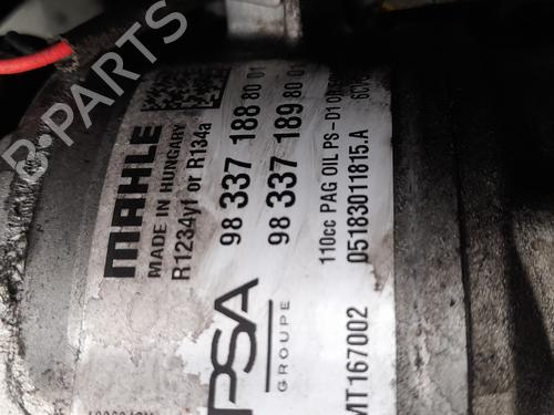 Compressor A/C CITROËN C4 III (BA_, BB_, BC_) 1.5 BlueHDi 130 (BBYHZB) (131 hp) 31862017