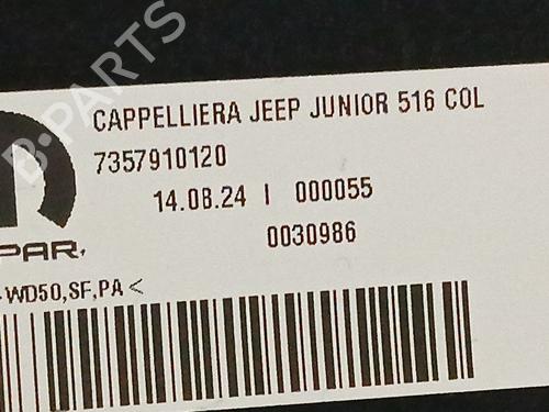 Rear parcel shelf JEEP AVENGER (J2) Electric | BP25331697C85