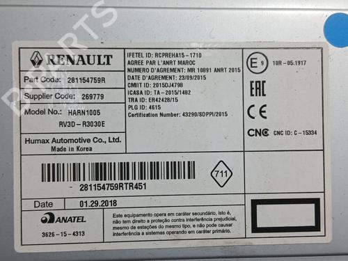 Radio DACIA SANDERO II 1.0 SCe 75 (B8JC, B8JD, B8NC) | BP40603170E6 - Image 2