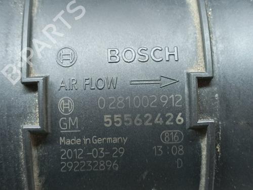 Mass air flow sensor CHEVROLET ORLANDO (J309)  | BP11956556M95 