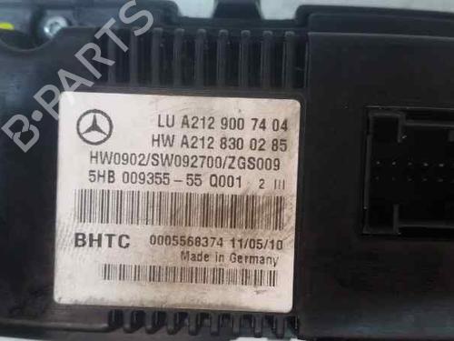 Climate control MERCEDES-BENZ E-CLASS (W212) E 250 CDI / BlueTEC (212.003, 212.004) | BP605936I5 