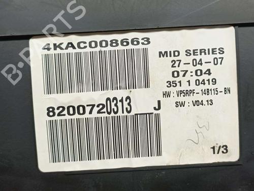 Instrument cluster RENAULT MEGANE II (BM0/1_, CM0/1_)  | BP12501416C47 