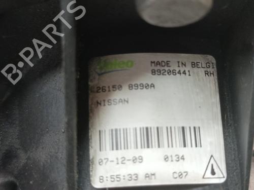 Right front fog light NISSAN QASHQAI / QASHQAI +2 I (J10, NJ10, JJ10E)  | BP14982075C31 