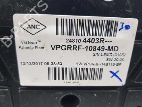 Instrument cluster RENAULT CAPTUR I (J5_, H5_) 1.2 TCe 120 | BP29307910C47