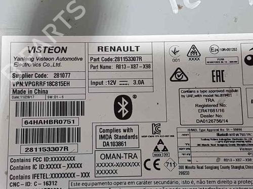 Radio RENAULT CLIO IV (BH_)  | BP13391381E6 