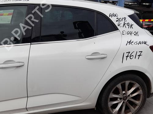 Used Left rear door Left rear door RENAULT MEGANE IV Hatchback (B9A/M/N_) 1.5 dCi 110 (B9A3) (110 hp) 34628400 34628400