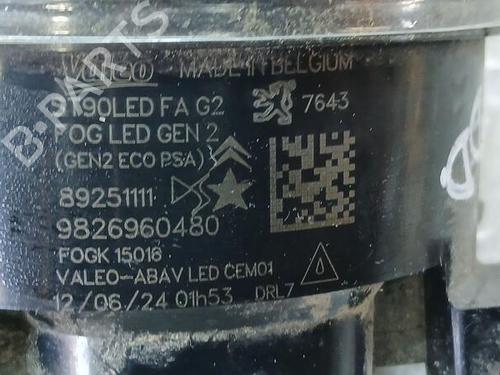 Right front fog light CITROËN C4 III (BA_, BB_, BC_) 1.2 PureTech 130 (BAHNSA, BAHNSB) | BP29455557C31 
