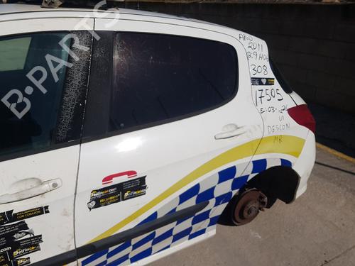 Used Left rear door Left rear door PEUGEOT 308 I (4A_, 4C_) 1.6 HDi (109 hp) 33695075 33695075