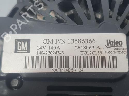Alternator OPEL ASTRA J (P10) 1.6 CDTi (68) | BP34471866M7  - Image 5