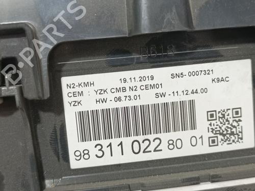 Instrument cluster CITROËN BERLINGO Box Body/MPV (K9)  | BP8673276C47 