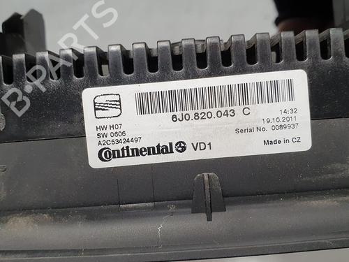Climate control SEAT IBIZA IV ST (6J8, 6P8)  | BP8890516I5 