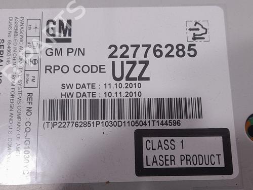 Radio CHEVROLET CRUZE (J300) 1.6 | BP29432628E6