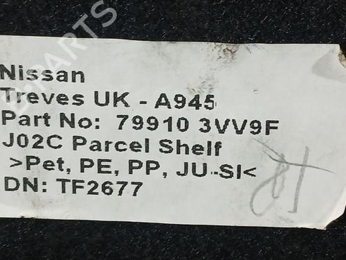 Rear parcel shelf NISSAN NOTE (E12) 1.5 dCi | BP33703683C85 - Image 3