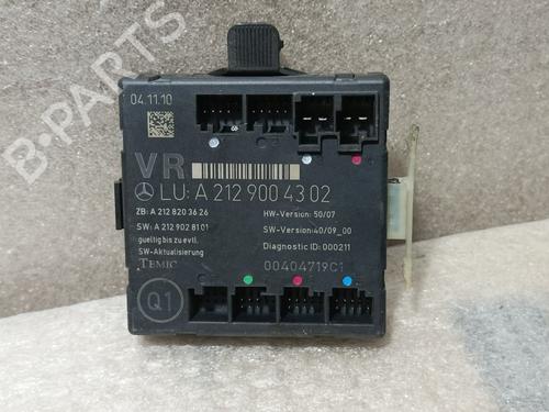 Used Electronic module MERCEDES-BENZ E-CLASS T-Model (S212) E 220 CDI (212.202) (163 hp) 12503673