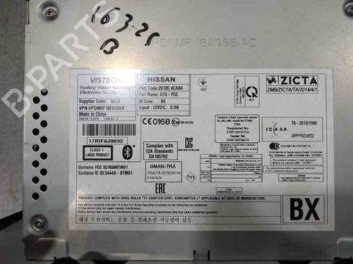 Radio NISSAN QASHQAI II (J11, J11_)  | BP24204745E6 